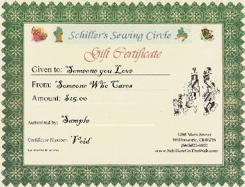 Buy a Schiller's Gift Certificate
