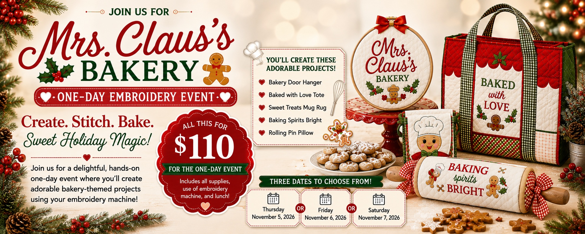 Kimberbell - Mrs Claus's Bakery
