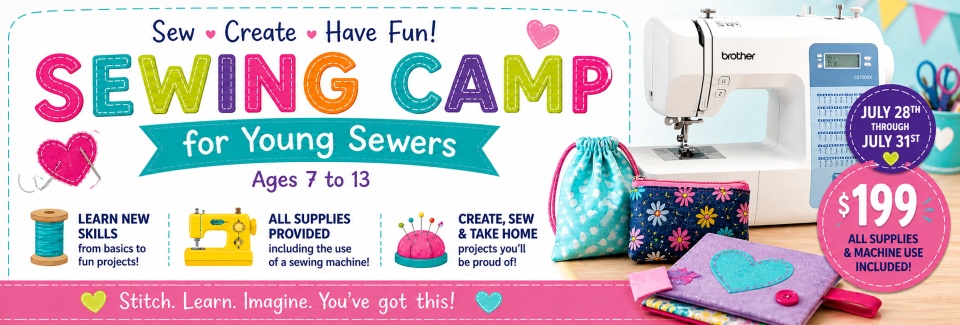 Sewing Camp For Young Sewers